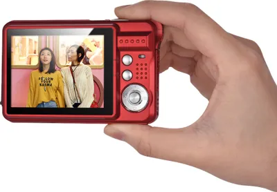 Obrázek produktu pro Andoer 18M 720P HD digitální fotoaparát Videokamera s 2 ks baterií 8X digitální zoom Anti-Shake 2,7palcový LCD displej Dětský vánoční dárek