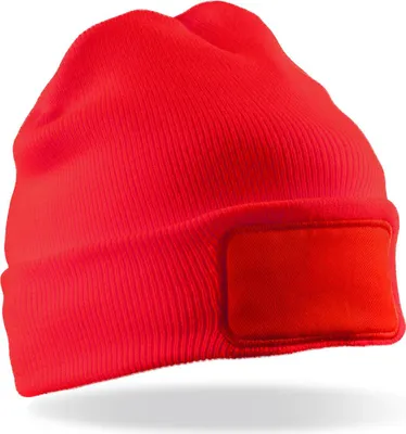 Produktbild von Result Genuine Recycled RC934X | Recycled Thinsulate Printers Beanie - Farbe: Red - Größe: One Size