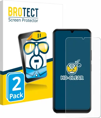 Produktbild von 2x Für Vivo Y28 Schutzfolie BROTECT Displayschutz Display Schutz Folie Klar Transparent