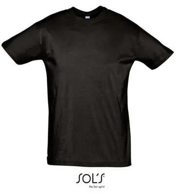 Image de SOLs 11380 | Regent 150 T-Shirt Hommes - Couleur : Deep Black - Taille : XXL