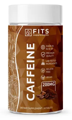 Zdjęcie produktu dla Kofeina 200 mg, 30 tabletek
