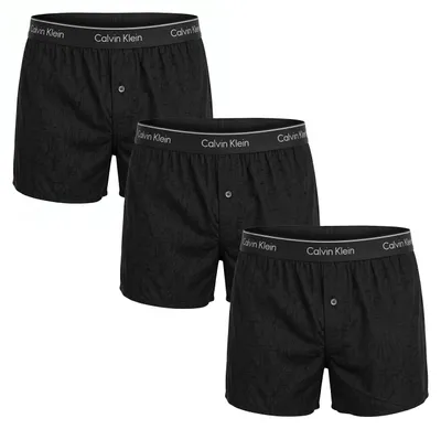 Produktbild von Calvin Klein 3er-Pack Herren-Boxershorts aus Baumwolle, lockere Passform, Modell NB4005A