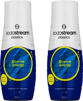 Produktbild von Syrop SodaStream Xtreme Energy 440 ml, 2 sztuki