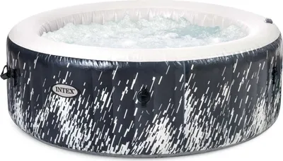 Produktbild von INTEX 28494NP Whirlpool Glow Deluxe Bubble SPA 196x71cm aufblasbar 4 Personen