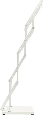 Immagine prodotto di Espositore per brochure A4 - Espositore pieghevole a 4 ripiani - Portatile - Per cataloghi e volantini - 40×18×29 cm - Bianco