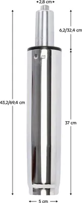 Obrázek produktu pro Kondela Plynový píst Píst Typ 8 69,4 cm - chrom