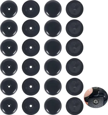 Produktbild von 12er Set Sicherheitsgurt Stopper Schwarz Robuster Gurtstopper Auto Universal Anschnaller Adapter Sicherheitsgurt Clip für PKW,SUV,LKW