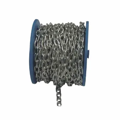 Produktbild von Pötz & Sand Schweißkette A 6 galvanisch-verzinkt 30m 6.0mm Rolle 250/200mm