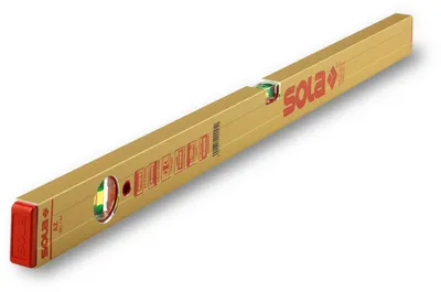 SOLA Aluminium-Wasserwaage AZB 80, 80 cm, anodisiert silber