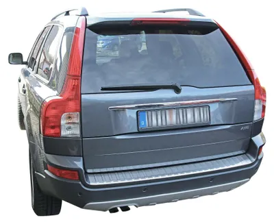 Für Volvo XC90 I ab 2002-2014 LADEKANTENSCHUTZ Edelstahl MATT Leiste Schutz in der Farbe von Recambo e.K.