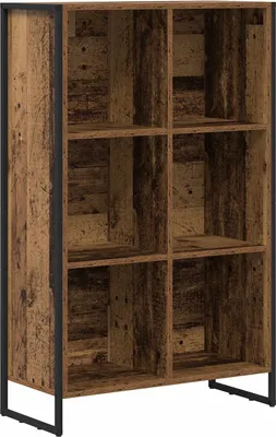 Obrázok produktu pre Polica na knihy vidaXL, 99,5 x 30 x 108,5 cm, drevotrieska, recyklované drevo