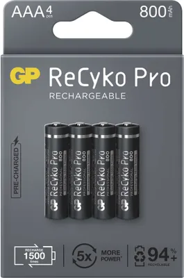 Obrázok produktu pre Nabíjacia batéria GP ReCyko Pro Professional (AAA), B22184