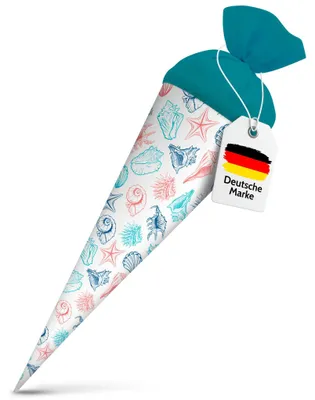 Produktbild von itenga Geschwister Schultüte 35cm "Muscheln"