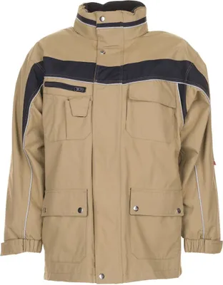 Produktbild von Allwetterjacke Plaline sand/schwarz Größe XXXL
