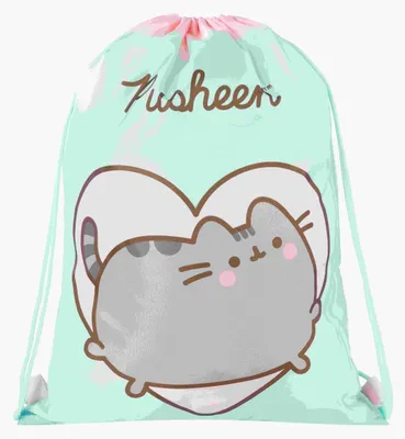 Zdjęcie produktu dla Worek na obuwie Pusheen miętowy 351x448 mm