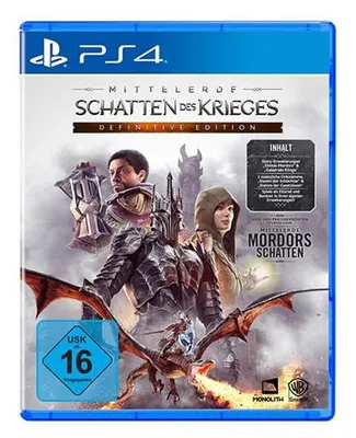 Produktbild von Warner Bros. Games La Terre du Milieu : L'Ombre de la Guerre - Definitive Edition, PlayStation 4, M (Reif)