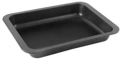Backform rechteckig antihaftbeschichtet 36,5x27x5 cm schwarz