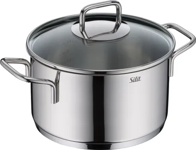 Produktbild von Silit Extra Cook Kochtopf 20 cm mit Glasdeckel 3201113789 4004633306337