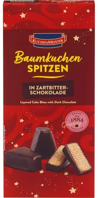 Produktbild von KuchenMeister Baumkuchenspitzen Zartbitter 130g