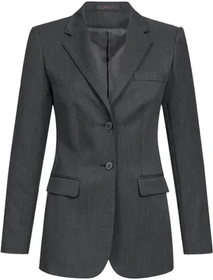 Produktbild von Greiff Corporate BASIC Damen Langblazer Regular-Fit Anthrazit 48