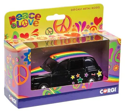 Productafbeelding van Corgi GS85929 - 1/36 - Londense taxi - Regenboogkleuren - Nieuw