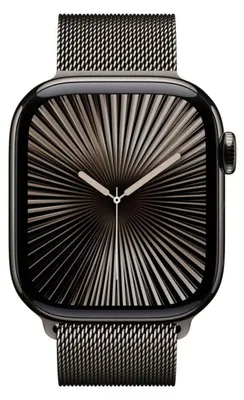 Zdjęcie produktu dla APPLE Watch Series 10 GPS Cellular 42mm Titanium Slate Milanaise - B-Goods /