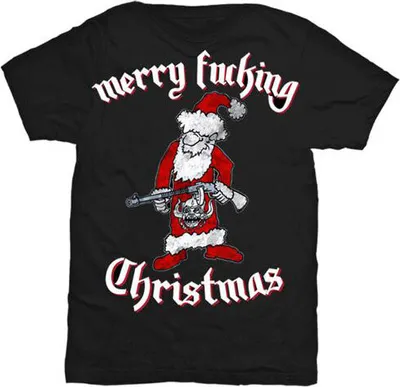 Produktbild von Motörhead Merry Effing Christmas Black M T-Shirt
