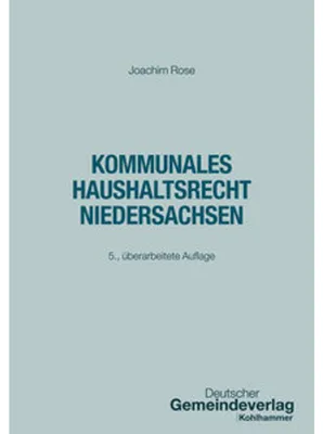 Immagine prodotto di Kommunales Haushaltsrecht Niedersachsen