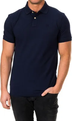 Productafbeelding van Hackett London heren polo met korte mouwen en reverskraag, model HM561503
