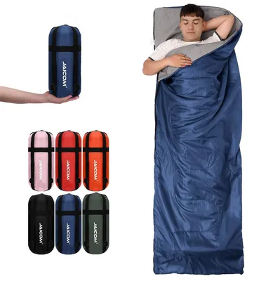 Immagine prodotto di Sacco a pelo sacco a pelo estivo - Ultraleggero 800 g - 210 x 75 cm - Per adulti - Outdoor e campeggio