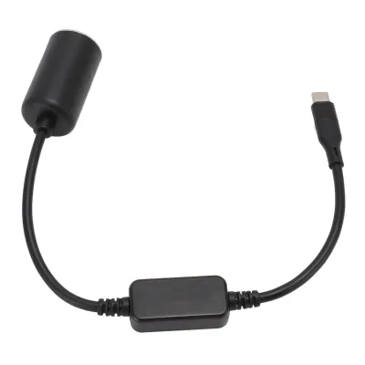Zdjęcie produktu dla Adapter USB-C do gniazda zapalniczki, typ wtyczki, 5 V, 12 V, gniazdo do kamery samochodowej, GPS, samochodowych pasków świetlnych LED