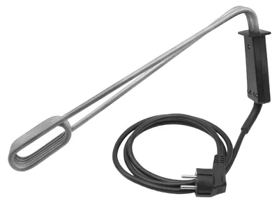Tauchsieder 1500 W, 40x10 cm, Edelstahl, für Wasser/Öl/Chemikalien