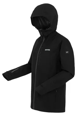 Produktbild von Regatta Birchdale II Funktionsjacke Damen mit Kapuze, Farbe:Schwarz, Größe:38
