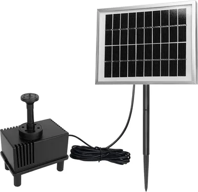 Produktbild von JNGLGO 2W fontána solární čerpadlo vodní prvek fontána solární čerpadlo rybník čerpadlo pro zahradu, ptačí lázeň, rybník, akvárium (2W)
