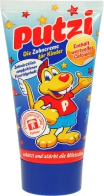 Immagine prodotto di Dentifricio Putzi per bambini 50ml calcio