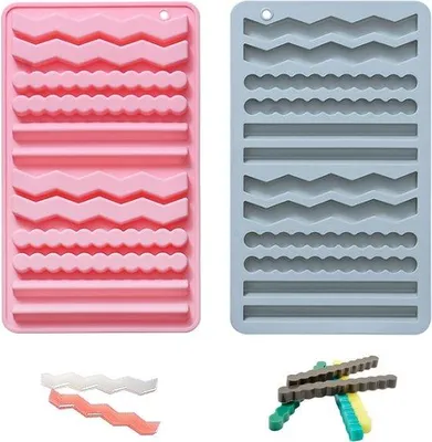 Immagine prodotto di Stampi da forno in silicone per cani, forma rettangolare, forma a barra, 2 pezzi