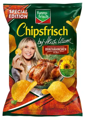 Produktbild von funny-frisch Chipsfrisch Brathähnchen Style by Heidi Klum 130g