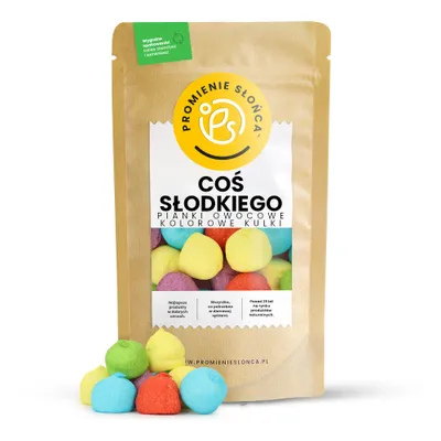 Zdjęcie produktu dla Pianki Owocowe Kolorowe Kulki 250 g