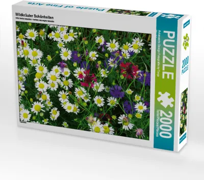 Produktbild von CALVENDO Puzzle Wildkräuter Schönheiten | 2000 Teile Lege-Größe 90x67cm Foto-Puzzle für glückliche Stunden