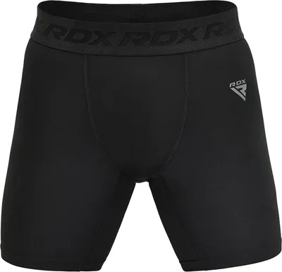 Zdjęcie produktu dla Spodenki kompresyjne RDX MMA, lekkie kąpielówki do treningu kickboxingu, walk w klatce, Muay Thai, BJJ, grapplingu i sztuk walki