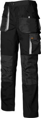 Produktbild von REIS Herren Foreco-t Work Utility Pants Herstellernummer: BJS (schwarz und hellgrau), Größe: 46