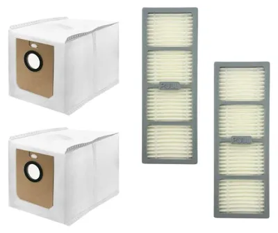 Zubehörset 2 HEPA-Filter + 2 Staubbeutel für XU7100