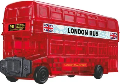 Produktbild von HCM KINZEL 3D-Kristallpuzzle London Bus 53 Teile