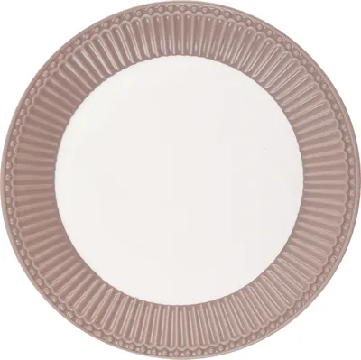 Produktbild von Greengate Alice Frühstücksteller hazelnut brown 23 cm