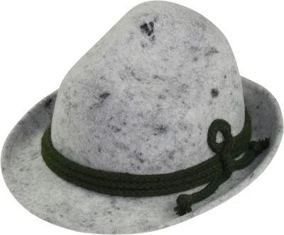 Produktbild von Herren Wollhut 100% Wolle Schweißband, Hellgrau, XL