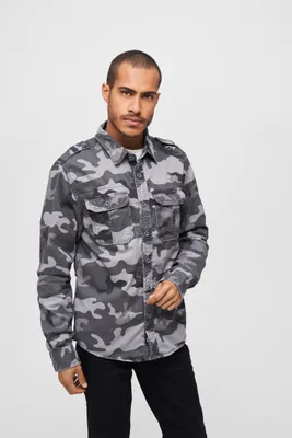 Immagine prodotto di Brandit Vintage Shirt langarm grigio camo, XXL