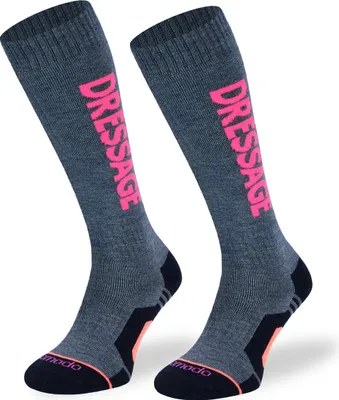 Produktbild von SKIETY Reitsocken aus Wolle Kniestrümpfe Herren & Damen & Kinder Reitsocken - 39-42 - SJWZ PINK DRESSAGE-10