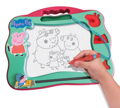 Produktbild von Peppa Pig 0PP-07218, Magnetische Zeichentafel für Kinder, 3 Jahr(e), Mehrfarbig