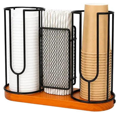 Productafbeelding van Solidchoice - Koffiebekerhouder 3-in-1 Ruimtebesparend