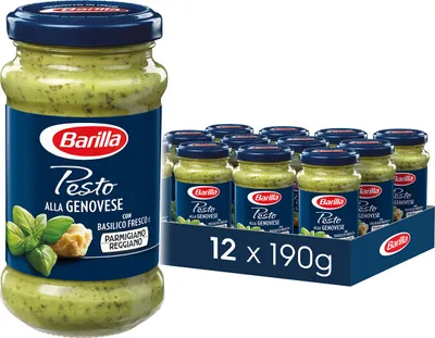 Produktbild von Barilla Pesto alla Genovese – 12er Pack (12 x 190g)